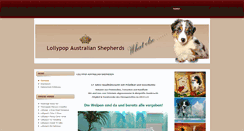 Desktop Screenshot of lollypop-aussies.com